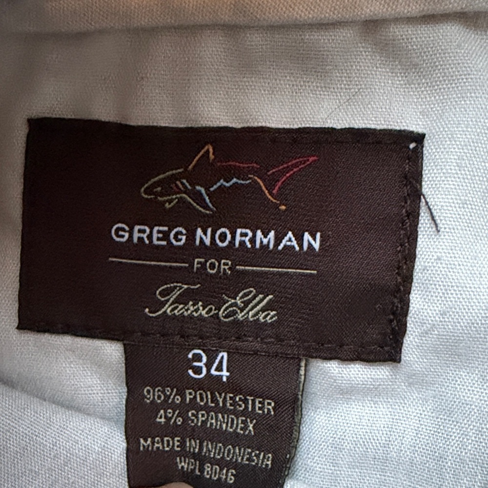 Greg Norman Collection Men's Checkered Gray Shorts - Picture 2 of 5